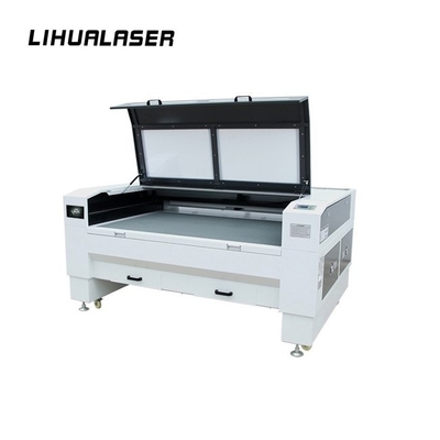 Lihua water cooled high quality 100w double head textile CO2 laser cutting and acrylic leather wood engraving machine promotion price